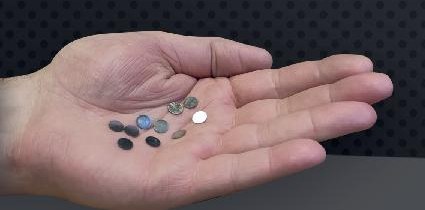 A tiny amount of material